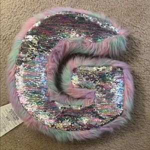 Justice Multicolor Sequin Accent Pillow